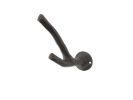 Cast Iron Tree Branch Double Decorative Metal Wall Hooks 5""