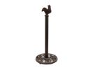 Rustic Copper Cast Iron Rooster Extra Toilet Paper Stand 15""