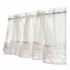 Grid - Translucent Short Kitchen Curtain Window Curtain Cafe Tier Curtain Gauze