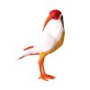 Crested Ibis - Simulation Ornaments Feathered Fake Bird Model Artificial Birds