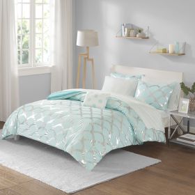 Metallic Comforter Set with Bed Sheets