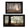 "Enchanted Sunrise" 2-Piece Vignette by Lori Deiter, Black Frame