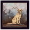 "Dakota the Dog" by Bonnie Mohr, Ready to Hang Framed Print, Black Frame