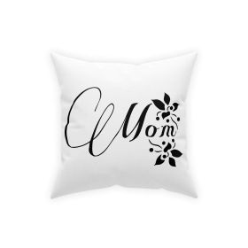 Decorative Throw Pillow / Mom Graphic