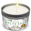 Magnificent 101 White Sage 6oz Natural Soy Aromatherapy Energy Cleansing Intention Candle