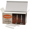 Manischewitz Shabbat Candles 72 Count Burns for 3 Hours, Fits Standard Candlestick Holders, Perfect for Shabbos and Holidays