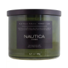 Nautica 14.5oz Soy Wax Blend 3 Wick Candle - Wild Honey Tobacco Honey & Oak