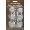 Candle Suction Cups: Clear, 6 pack