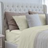 Luxurious Viscose from 100% Bamboo 4-Piece Sheet Set , Oeko-TEX Certified, Queen - Crème