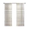 Cotton Printed Curtain Panel with tassel trim and Lining