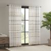 Cotton Printed Curtain Panel with tassel trim and Lining