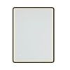 32 x 24 in. Rectangular Black Framed Wall-Mount Anti-Fog LED Light Bathroom Vanity Mirror