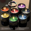 Chakra Candles with Premium Crystal and Healing Stones Luxury Meditation Scented Candles Gift Set for Women Stress Relief Spiritual Decor Healing Cand