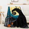 Nightmare Before Christmas; Starry Night Oversized Silk Touch Sherpa Throw Blanket; 60" x 80"