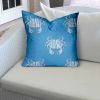 CRABBY Indoor/Outdoor Soft Royal Pillow, Envelope Cover Only, 12x12