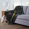 DC Comics Batman Silk Touch Throw Blanket, 50" x 60", The Bat and the Cat