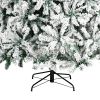 7.5ft Automatic Tree Structure PVC Material Green Flocking 1450 Branches Christmas Tree