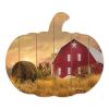 "Bedford County Sunset" By Artisan Lori Deiter Printed on Wooden Pumpkin Wall Art