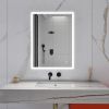 32 x 24 in. Rectangular Frameless Wall-Mount Anti-Fog LED Light Bathroom Vanity Mirror