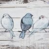 Hand Painted Wood Plank Panel Wall Decor