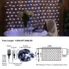 9.8*6.5FT Christmas Mesh Net Light,360 LED Net Light with 8 Modes&Remote,Connectable Net String Christmas Lights for Garden/Bushes/Indoor Outdoor/Curt