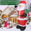 6.4ft Inflatable Christmas Giant Santa Claus Blow up Santa Claus