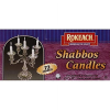 Rokeach Traditional 3 hour Shabbat Candles, 72 Count, White Shabbos Candles for Candlesticks, May also be used as Chanukah Candles