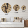 Designart 'Girl Playing Jazz Trumpet' Modern Wood Wall Clock