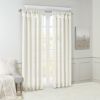 Twist Tab Lined Window Curtain Panel