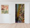 "Merry & Bright" by Cindy Jacobs, Printed Wall Art on a Wood Picket Fence