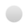 24 in. Round Wall-Mounted Dimmable LED Bathroom Vanity Mirror with Defogger and Bluetooth Music Speaker