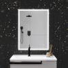 32 x 24 in. Rectangular Frameless Wall-Mount Anti-Fog LED Light Bathroom Vanity Mirror