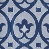 Distressed Navy Blue Medallion 3-piece Wall Decor Set