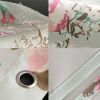 Flower and Bird Shower Curtain Waterproof Bathroom Curtain, 180x180 cm