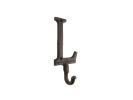 Rustic Copper Cast Iron Letter L Alphabet Wall Hook 6""