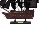 Wooden Black Bart's Royal Fortune Black Sails Model Pirate Ship 12""