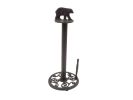 Cast Iron Black Bear Kitchen Paper Towel Holder 16""