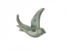 Antique Bronze Cast Iron Flying Bird Decorative Metal Wing Wall Hook 5.5""