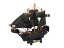 Wooden Captain Kidds Black Falcon Model Pirate Ship Christmas Ornament 7""