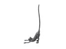 Rustic Silver Cast Iron Yoga Cat Bathroom Extra Toilet Paper Stand 19""