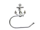 Chrome Anchor Toilet Paper Holder 10""