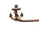 Antique Brass Anchor Bath Towel Holder 28""