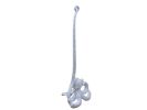 Whitewashed Cast Iron Octopus Kitchen Paper Towel Holder 19""