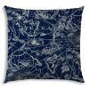 BAHAMA BREEZE Navy Indoor/Outdoor Pillow - Sewn Closure