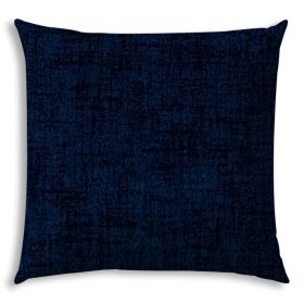 WEAVE Navy Indoor/Outdoor Pillow - Sewn Closure (Color: as Pic)