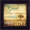 "We Do" By Marla Rae, Printed Wall Art, Ready To Hang Framed Poster, Black Frame