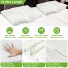 Bamboo Memory Foam Sleep Pillow Contoured Cervical Orthopedic Pillow Neck Support Breath Pillow