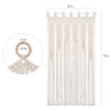 Boho Macrame Curtain for Window Doorway Room Divider Large Long Macrame Wall Hanging Bohemian Home Wedding Decor