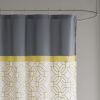 Embroidered and Pieced Shower Curtain