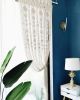 Boho Macrame Curtain for Window Doorway Room Divider Large Long Macrame Wall Hanging Bohemian Home Wedding Decor